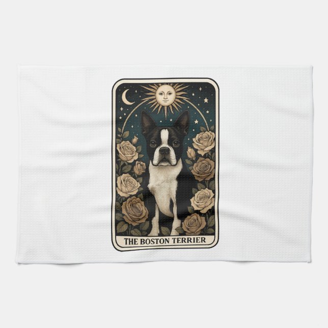 Linge De Cuisine Terrier de Boston (Horizontal)