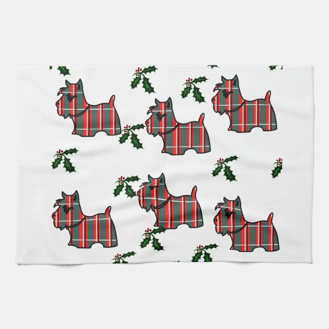 LINGE DE CUISINE TERRIER ÉCOSSAIS (Horizontal)