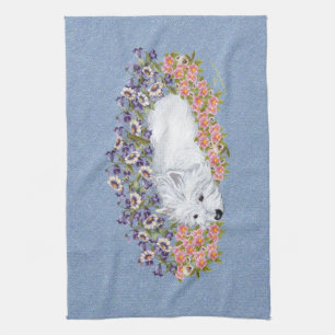 Linge De Cuisine Terrier West Highland White Repos