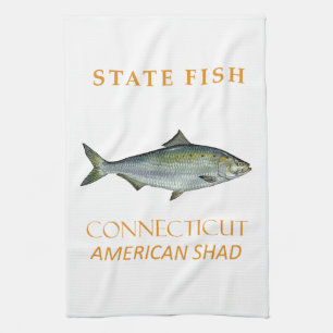 Linge De Cuisine Territoire du Connecticut Pêche l'Alose Américaine