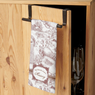 Linge De Cuisine Tervier JACK RUSSELL Sépia Toile