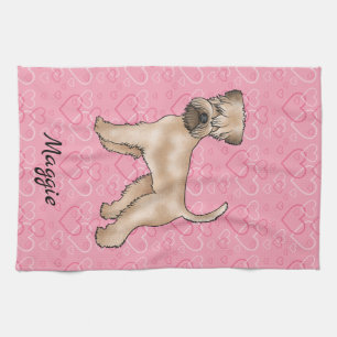 Linge De Cuisine Tervueren à poil doux Motif Cœur Amour Chien