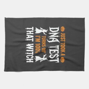 Linge De Cuisine Test ADN sorcière drôle Halloween Graphique