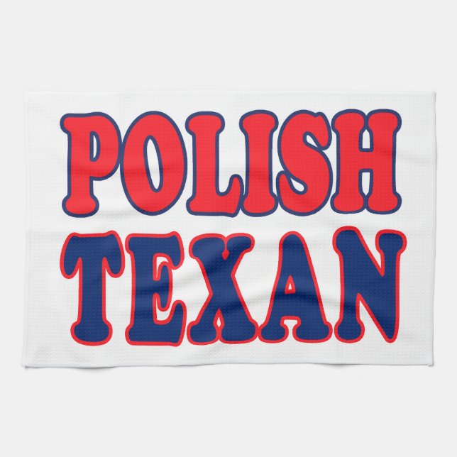 Linge De Cuisine Texan polonais (Horizontal)