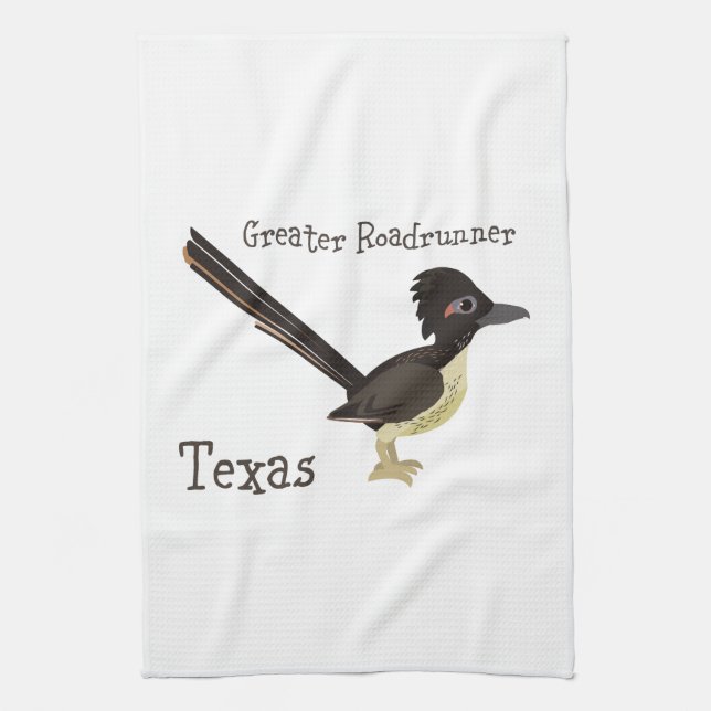 Linge De Cuisine Texas Greater Roadrunner (Vertical)