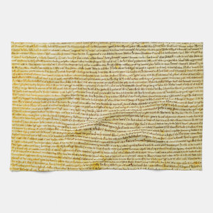 Linge De Cuisine Texte de la Magna Carta
