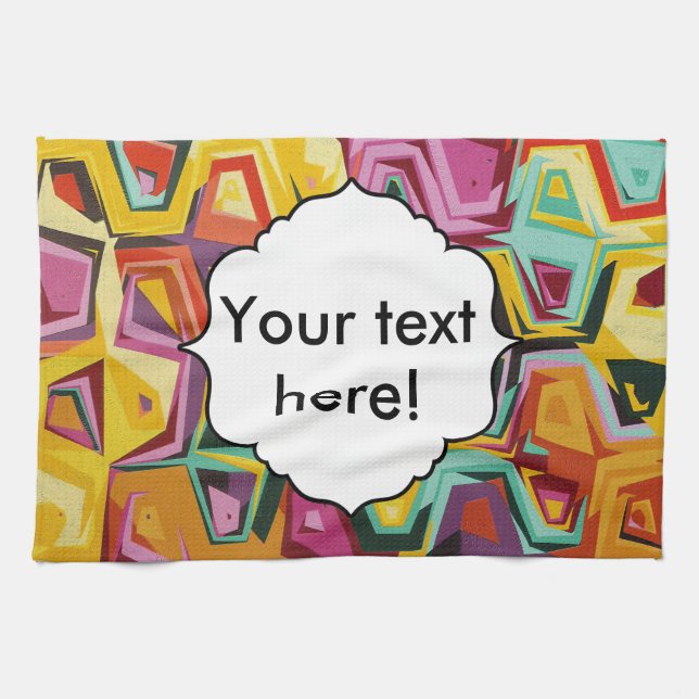 Linge De Cuisine Texture colorée de trous (Horizontal)