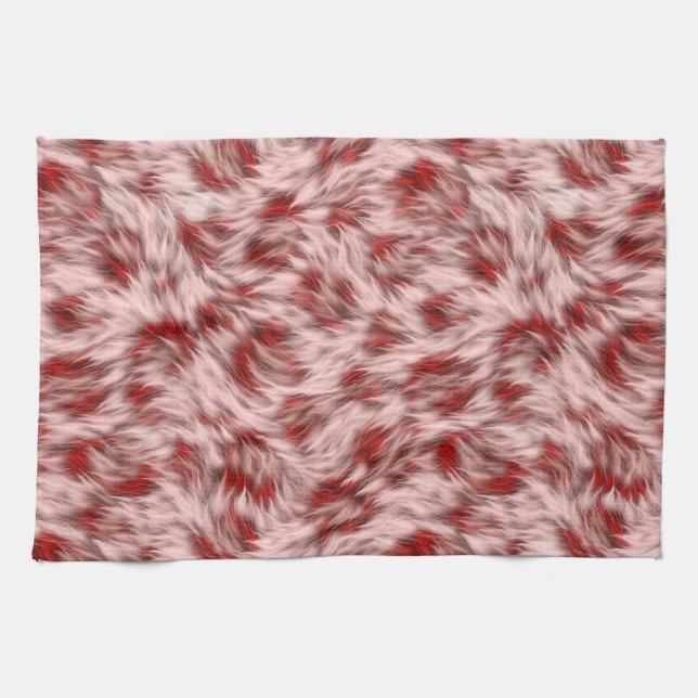 Linge De Cuisine Texture de fourrure Brown Abstraite-24602 (Horizontal)