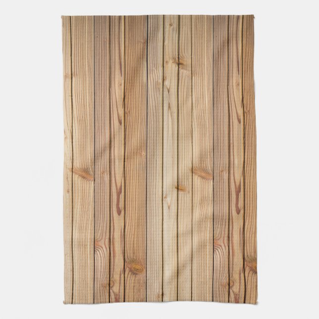 Linge De Cuisine Texture de panneaux de bois clair (Vertical)