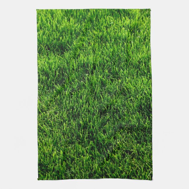 Linge De Cuisine Texture d'herbe verte d'un terrain de football (Vertical)