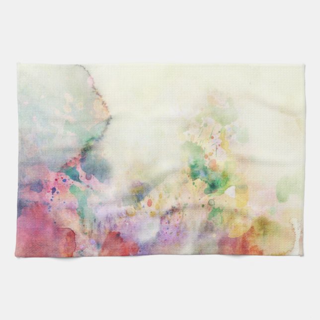 Linge De Cuisine Texture grunge abstraite avec la peinture (Horizontal)