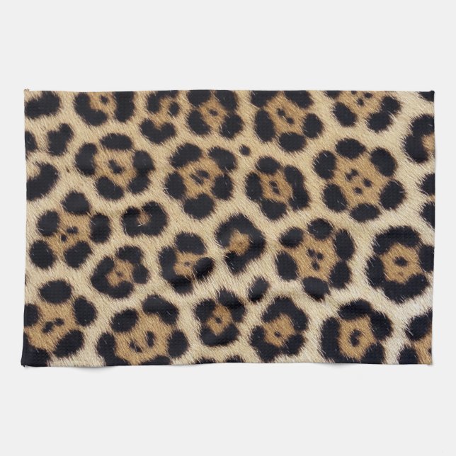 Linge De Cuisine texture jaguar léopard fourrure peau cuir animal p (Horizontal)