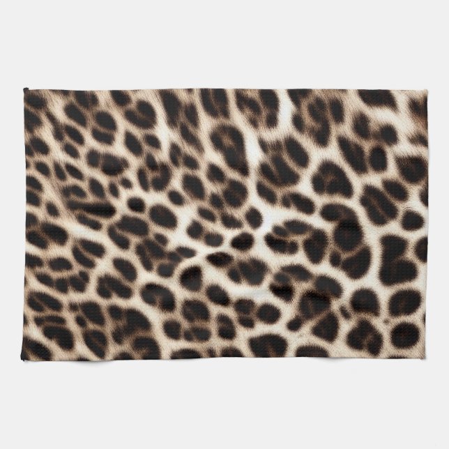Linge De Cuisine texture poster de animal peau de fourrure cheetah  (Horizontal)