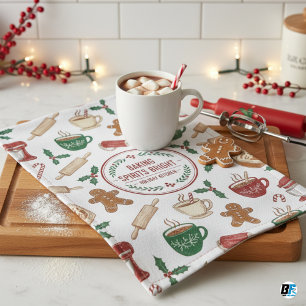 Linge De Cuisine Thé de Noël vintage pour égayer l'esprit de Noël