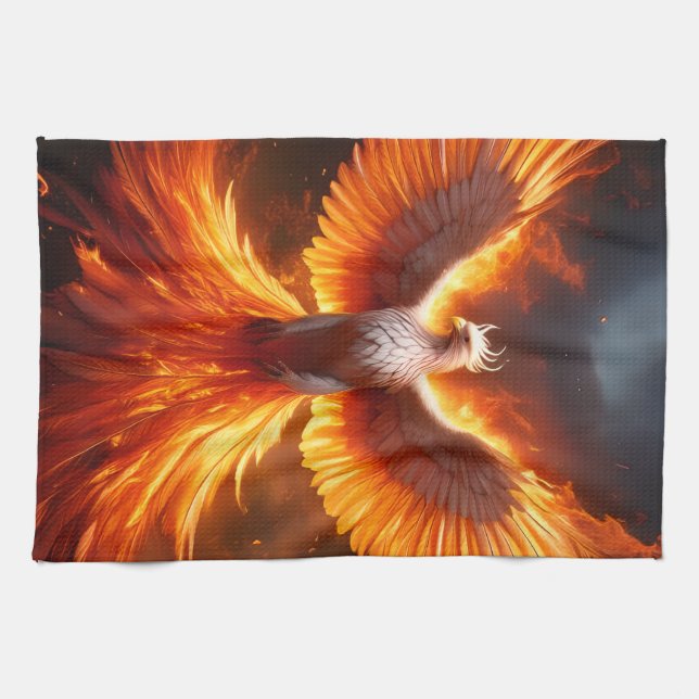 Linge De Cuisine The Phoenix Reborn (Horizontal)