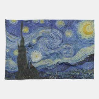 Linge De Cuisine The Starry Night, oil painting, Vincent Van Gogh