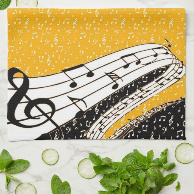 Linge De Cuisine thème musical Gold (Plié)