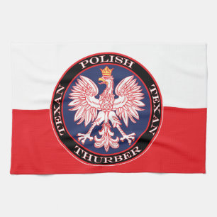 Linge De Cuisine Thurber Round polonais Texan