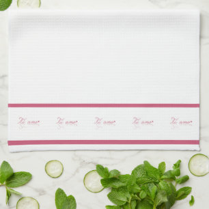Linge De Cuisine Ti amo