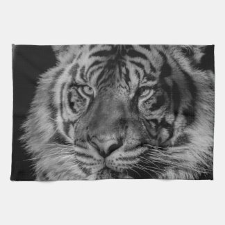 Linge De Cuisine Tigre noir et blanc