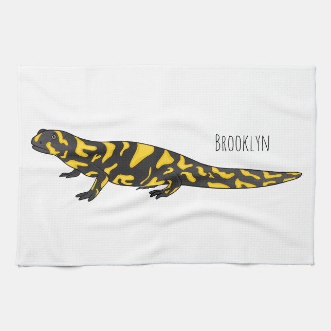 Linge De Cuisine Tigre salamandre (Horizontal)