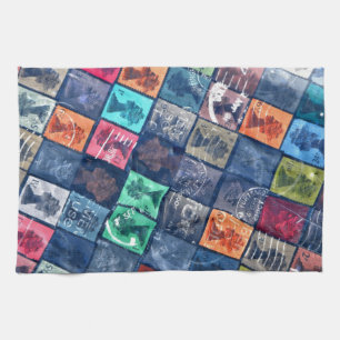 Linge De Cuisine Timbres vintages