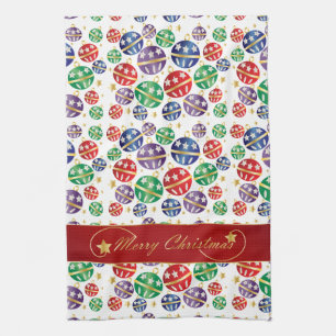 Linge De Cuisine Tintements du carillon de Joyeux Noël