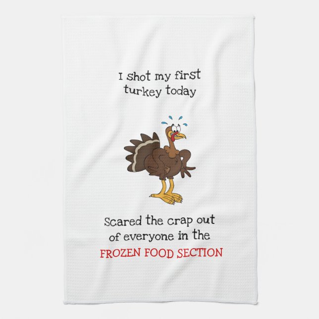 Linge De Cuisine Tirer ma première Turquie aujourd'hui (Vertical)