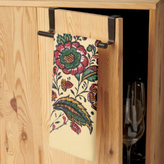 Linge De Cuisine Tissu de chintz en coton indien vintage