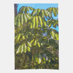 Linge De Cuisine Tissu de cuisine Schefflera Parasols 2