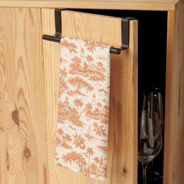 Linge De Cuisine Toile de Géorgie côtière (Pliage en tiers)