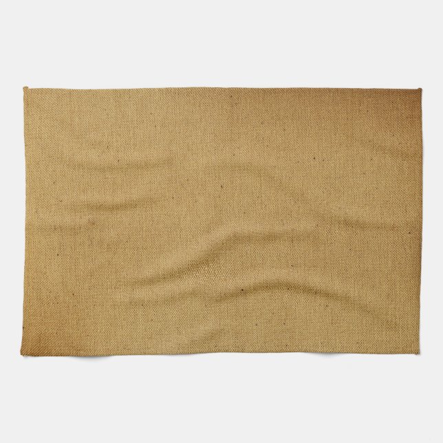 Linge De Cuisine toile marron vintage (Horizontal)