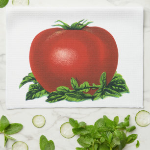 Linge De Cuisine Tomate rouge vintage, légumes et fruits