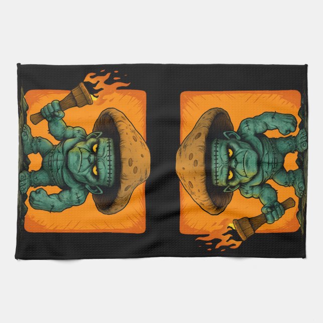Linge De Cuisine Torch & Temper – Conception de bête champignon (Horizontal)