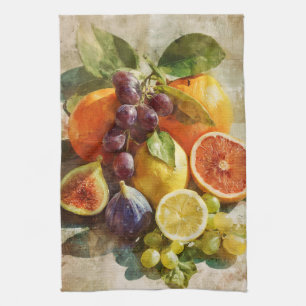 Linge De Cuisine Torrals de cuisine à collage de fruits inspirés de