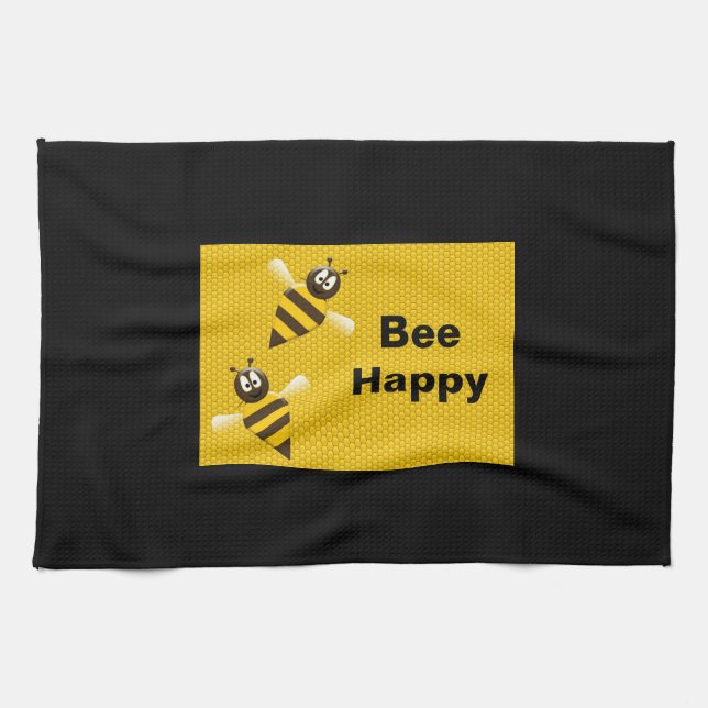 Linge De Cuisine Torrchon de cuisine Abeille Heureuse Bourdon (Horizontal)