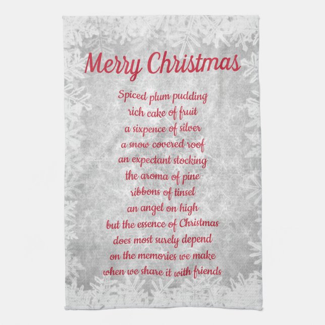 Linge De Cuisine Torrillons de cuisine Joyeux Noël (Vertical)