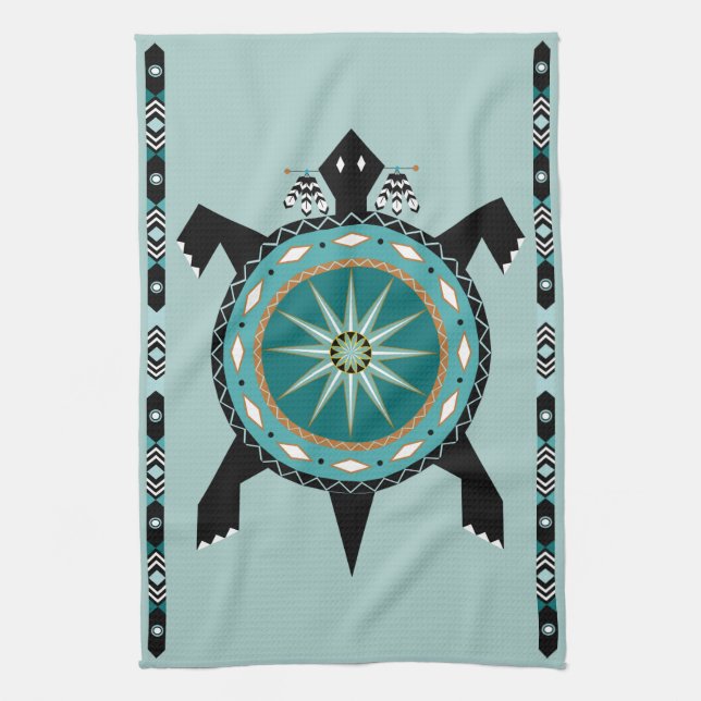 Linge De Cuisine Tortue autochtone (Vertical)