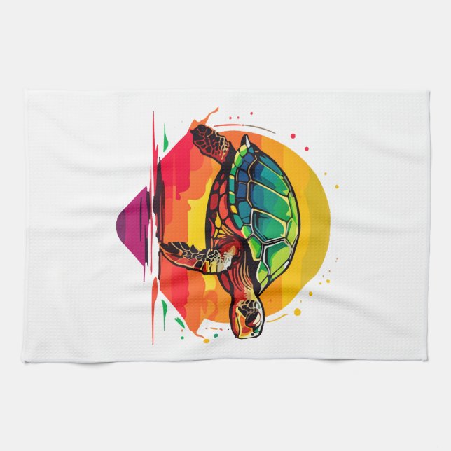 Linge De Cuisine Tortue Copie Copie Copie (Horizontal)