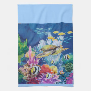Linge De Cuisine Tortue verte de mer
