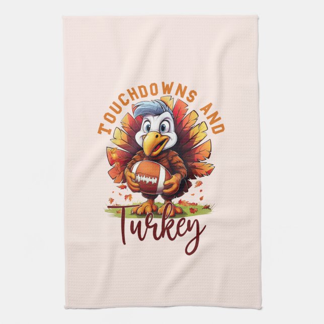 Linge De Cuisine Touchdown et Turquie Thanksgiving (Vertical)