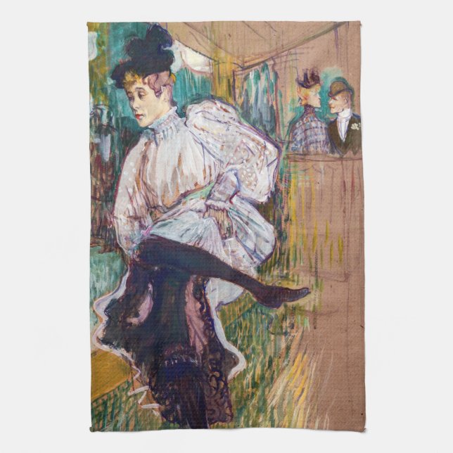 Linge De Cuisine Toulouse-Lautrec - Jane Avril Dancing (Vertical)