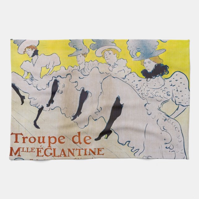 Linge De Cuisine Toulouse-Lautrec - Troupe de Mlle Eglantine (Horizontal)