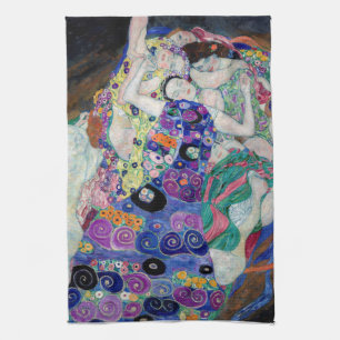 LINGE DE CUISINE TOUR À THÉ : GUSTAV KLIMT : LA VIERGE