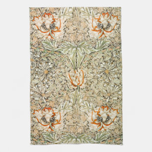 LINGE DE CUISINE TOUR À THÉ : WILLIAM MORRIS : HONEYSUCKLE