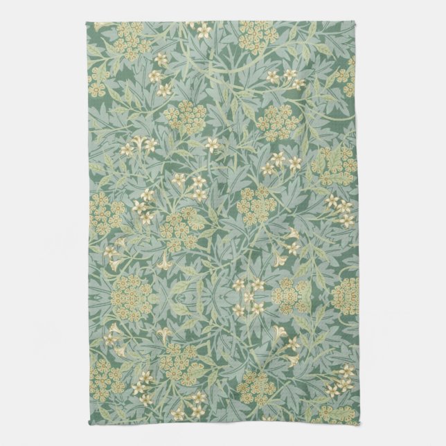 LINGE DE CUISINE TOUR À THÉ : WILLIAM MORRIS : JASMINE (Vertical)