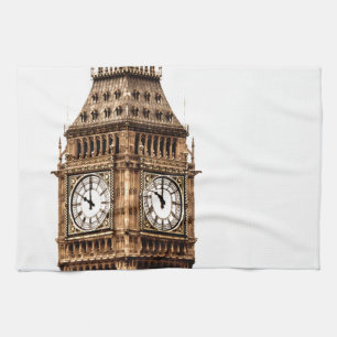 Linge De Cuisine Tour Sepia Big Ben