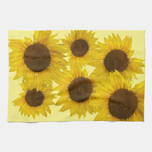 Linge De Cuisine Tournesol (Horizontal)