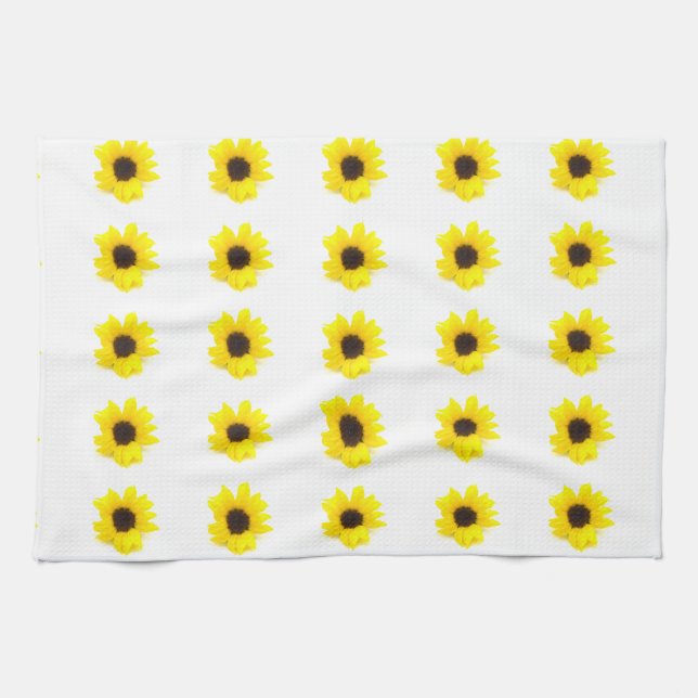 Linge De Cuisine Tournesol jaune (Horizontal)