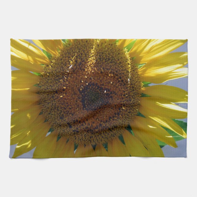 Linge De Cuisine Tournesol jaune (Horizontal)